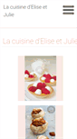 Mobile Screenshot of cuisineeliseetjulie.com